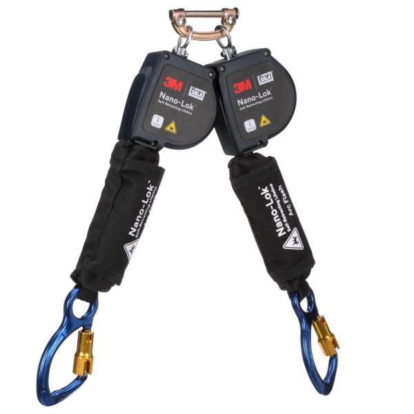™ DBI-SALA Nano-Lok Arc Flash Twin-Leg Personal Self-Retracting Lifeline 3100586