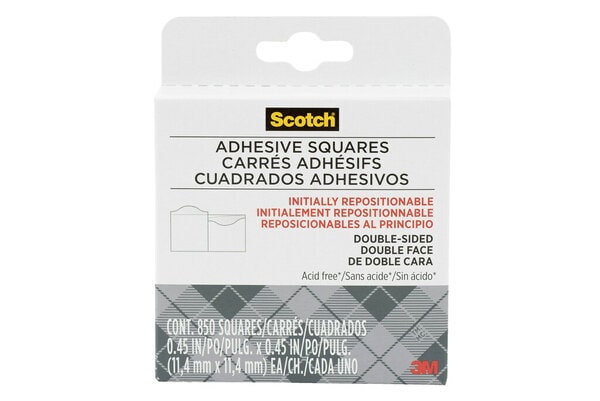 Scotch Adhesive Squares 009-850-CFT