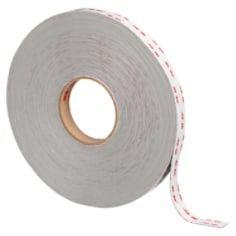 A roll of 3M VHB Tape RP+, Gray, 3/4 in x 36 yd