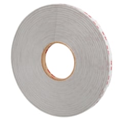 A roll of 3M VHB Tape RP+, Gray, 1/2 in x 36 yd
