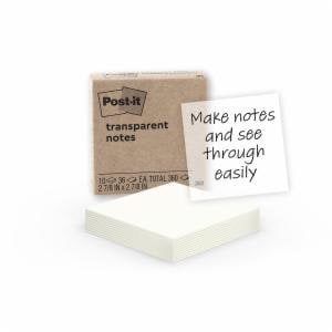 Post-it Transparent Notes 600-TRSPT-10PK image Post-it Transparent Notes 600-TRSPT-10PKimage