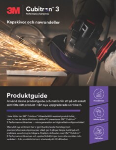 3M™ Cubitron™ 3 Portabla kap- och navrondeller Produktövergångsguide