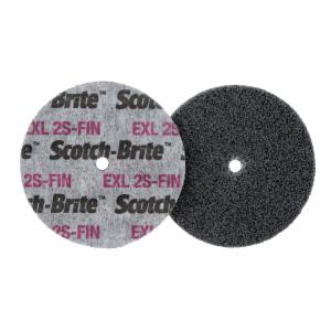 Scotch-Brite EXL Unitized Wheel, XL-UW, 2S Fine, 3 in x 1 in x 1/4 in, 10 ea/Caseimage