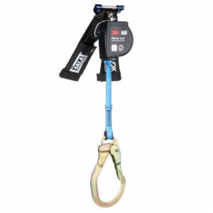 3M™ DBI-SALA Nano-Lok Self-Retracting Lifeline with Quick Connect 3100620, Web, Wrap Back Steel Rebar Lock Hook, 8 ftimage
