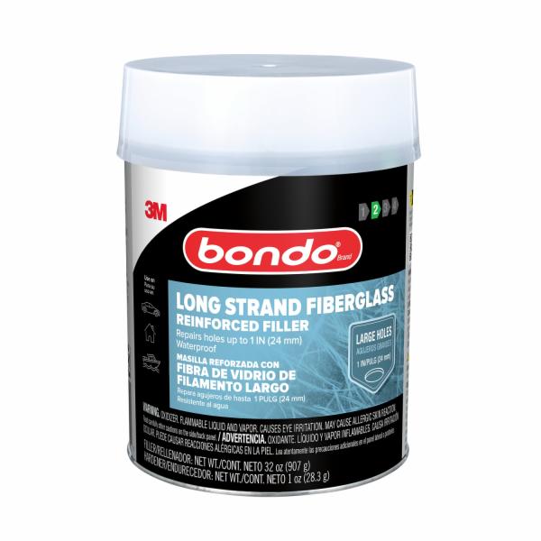 Bondo Long Strand Fiberglass Reinforced Filler LS-QT-ES