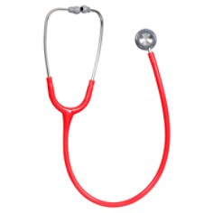 A 3M Littmann Classic II Pediatric Stethoscope, Red Tube, 28 inch, 2113R