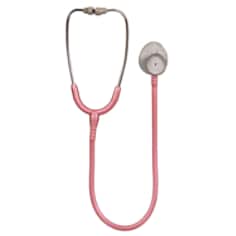 A 3M Littmann Lightweight II S.E. Stethoscope, Pearl Pink Tube, 28 inch, 2456