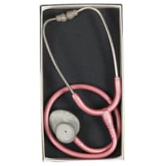 A 3M Littmann Lightweight II S.E. Stethoscope, Pearl Pink Tube, 28 inch, 2456