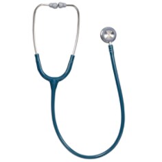 A 3M Littmann Classic II Pediatric Stethoscope, Caribbean Blue Tube, 28 inch, 2119