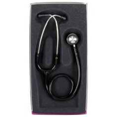 A 3M Littmann Classic II Pediatric Stethoscope, Black, 28 inch, 2113