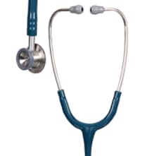 A 3M Littmann Classic II Infant Stethoscope, Caribbean Blue Tube, 28 inch, 2124