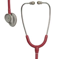 A 3M Littmann Lightweight II S.E. Stethoscopes, Burgundy Tube, 28 inch, 2451
