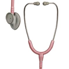 A 3M Littmann Lightweight II S.E. Stethoscope, Pearl Pink Tube, 28 inch, 2456