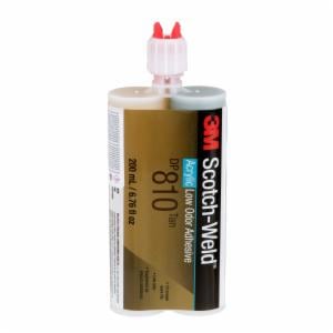 3M™ Scotch-Weld Low Odor Acrylic Adhesive DP810, Tan, 200 mL Duo-Pak, 12/Case image 3M™ Scotch-Weld Low Odor Acrylic Adhesive DP810, Tan, 200 mL Duo-Pak, 12/Caseimage