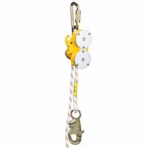 3M™ DBI-SALA Rollgliss R550 Rescue and Descent Device Rope Lifeline Assembly with Snap Hooks 3900216, 3/8 in Kernmantle, 400 ftimage