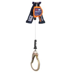 3M™ DBI-SALA® Nano-Lok™ Edge Self-Retracting Lifeline with Quick Connect 3500290, Cable, Steel Rebar Lock Hook, 8 ft., Class 2