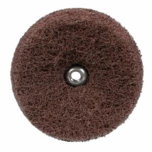 Standard Abrasives Buff and Blend Circle Buff GP 724277, A/O Very Fine, 2 in x 2 Ply x 8-32, 25/Carton, 250 ea/Caseimage