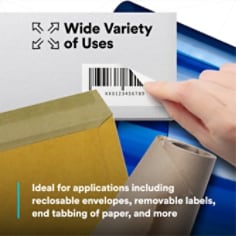 Ideal for applications including core starting and end tabbing of papers, foils, and films; holding credit cards in mailers; reclosable bags or envelopes; removable labels; point-of-purchase displays; book inserts; mounting promotional items; removable/changeable advertisements; and the temporary repositioning of foam gaskets