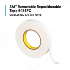 Scotch® ATG Adhesive Transfer Tape 924 features high initial adhesion and good shear-holding power for bonding a variety of substrates, including uncoated and coated paper, card stock, paper board, matting, lightweight fabrics, foils, flexible plastics, and foam board. With no cure time, the adhesive instantly bonds long, large, and small surfaces. When paired with a Scotch® ATG Adhesive Applicator, this tape helps create a portable, hand-held solution that delivers quick, controlled application — without mess or cleanup. This combination can apply tape to any shape or form, even from an uncomfortable position, while allowing your free hand to hold the part being taped. With these performance benefits, Scotch® ATG Adhesive Transfer Tape 924 is ideal for applications like bonding mat board in picture frames and dust covers; menus, invitations, table tents, and cards; commercial print assembly; and point-of-purchase promotional displays and inserts.