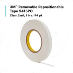 Scotch® ATG Adhesive Transfer Tape 924 features high initial adhesion and good shear-holding power for bonding a variety of substrates, including uncoated and coated paper, card stock, paper board, matting, lightweight fabrics, foils, flexible plastics, and foam board. With no cure time, the adhesive instantly bonds long, large, and small surfaces. When paired with a Scotch® ATG Adhesive Applicator, this tape helps create a portable, hand-held solution that delivers quick, controlled application — without mess or cleanup. This combination can apply tape to any shape or form, even from an uncomfortable position, while allowing your free hand to hold the part being taped. With these performance benefits, Scotch® ATG Adhesive Transfer Tape 924 is ideal for applications like bonding mat board in picture frames and dust covers; menus, invitations, table tents, and cards; commercial print assembly; and point-of-purchase promotional displays and inserts.