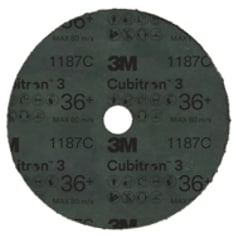 A 3M Cubitron 3 Fibre Disc 1187C, Center Hole