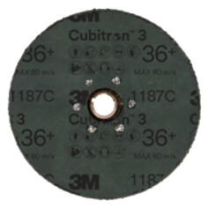 A 3M Cubitron 3 Fibre Disc 1187C, TN Quick Change