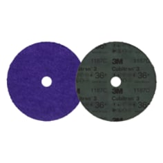 A 3M Cubitron 3 Fibre Disc 1187C, Center Hole