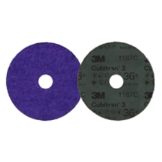 A 3M Cubitron 3 Fibre Disc 1187C, Center Hole