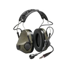 This is an image of 3M PSD PELTOR ComTac VIII MT14H418A-92 GN RIGHT Single down lead 5 pin