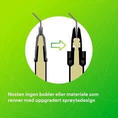 (2) 3M™ Filtek™ Bulk Fill Flowable restaureringssprøyte: Praktisk talt ingen bobler eller "run-on"