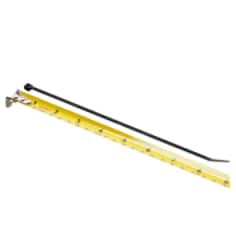 3M Nylon 6/6 Intermediate Cable Tie CT8BK40-M, 8.90 in x 0.14 in x 0.05 in, Black