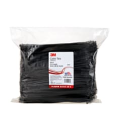3M Nylon 6/6 Intermediate Cable Tie CT8BK40-M, 8.90 in x 0.14 in x 0.05 in, Black