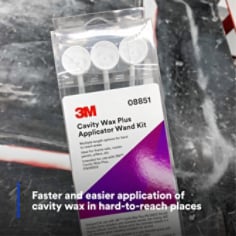 Fast and easy application of cavity wax in hard-to-reach places