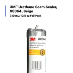 3M™ Urethane Seam Sealer 08364, Beige, 310 mL Foil Pack, 6/Case