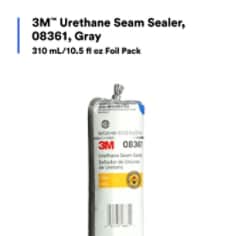 3M™ Urethane Seam Sealer 08361, Gray, 310 mL Foil Pack, 6/Case