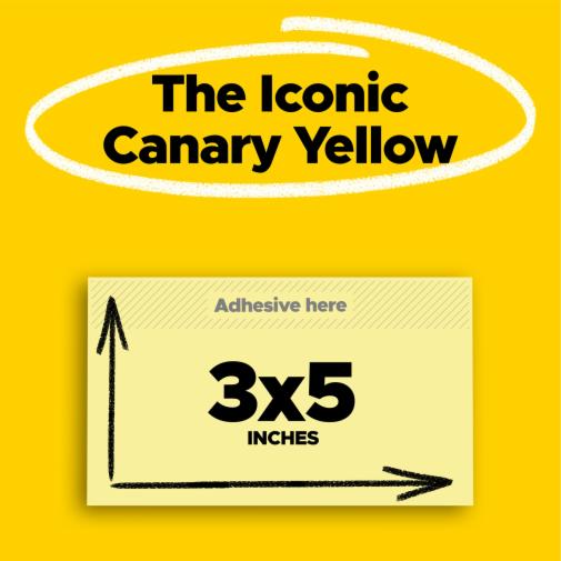 100% Recycled Paper Super Sticky Notes, 3