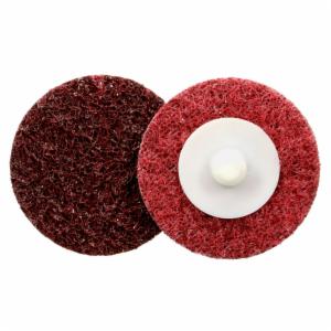 Standard Abrasives Quick Change Surface Conditioning GP Disc, 840388, A/O MED, TR, Maroon, 2 in, Die Q200P, 50/Car, 500 ea/Caseimage