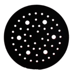 3M Xtract Low Profile Back-up Pad, 20356, 6 in x 3/8 in x 5/16 in-24 External, 52 Holes, Red Foam