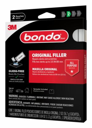 Bondo Original Filler OR-2PK-ES, Ready Mix Pouches, 2 oz, 6 per caseimage