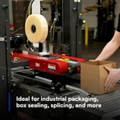 Scotch® Box Sealing Tape 371, Clear, 48 mm x 1500 m, 6 Rolls/Case, rc04