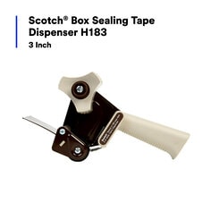 Scotch® Box Sealing Tape Dispenser H183, 3 in, 5 Units/Case, rc02