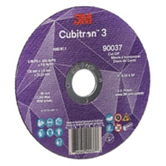 3M Cubitron 3 Cut-Off Wheel, 90037, 36+, T1, 5 in x 0.045 in x 7/8 in