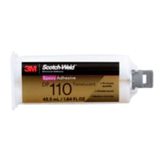 3M Scotch-Weld Epoxy Adhesive DP110, Translucent, 48.5mL Duo-Pak