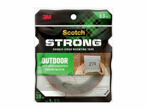Scotch  Outdoor Mounting Tape 411, 19 mm x 4 m