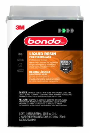 Bondo Fiberglass Resin 404, 0.9 Gallon, 2/Caseimage