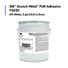 3M™ Scotch-Weld™ PUR Adhesive TS230, Off-White, 5 gal (18.9 L) Drum