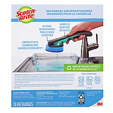 Paquet de recharges antiégratignures de brosse pour la vaisselle Scotch-Brite(MC)