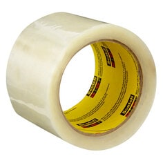 Scotch High Tack Box Sealing Tape 373+, Clear, 72 mm x 50 m