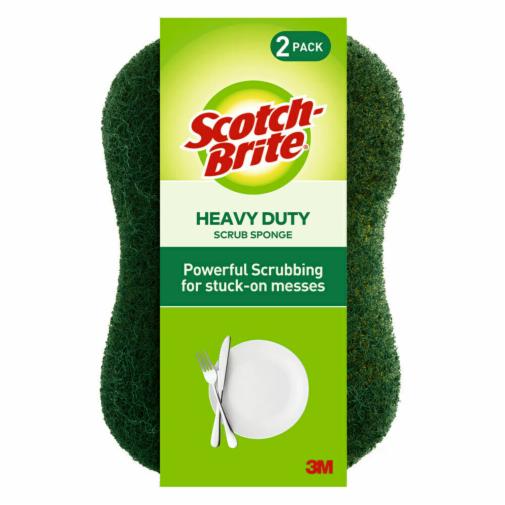 Product image of Scotch-Brite® Heavy Duty Scrub Sponge 2 Pack for CR