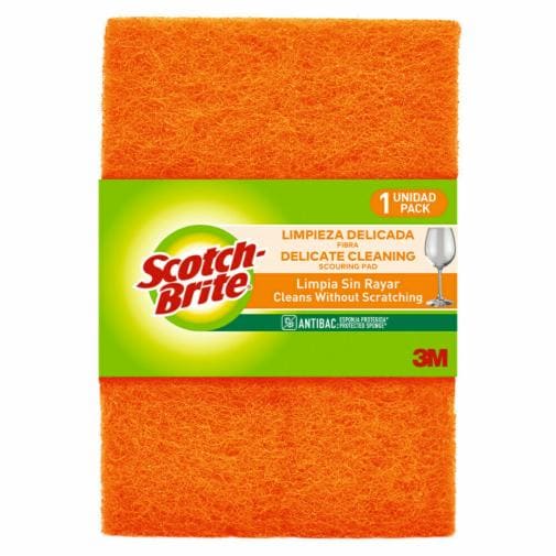 Product image of Scotch-Brite® Fiber Orange Non-Scratch 1 Pack for CR